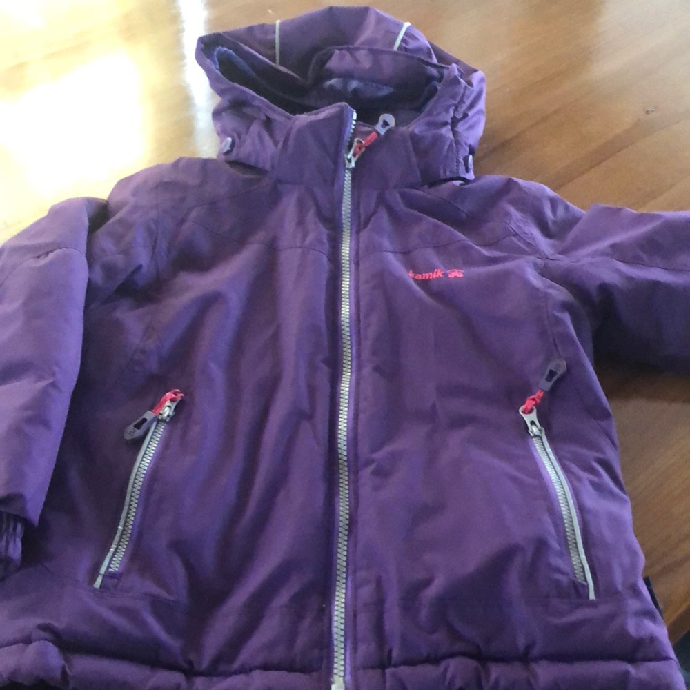 Kamik Girl Jacket Size 5. Purple